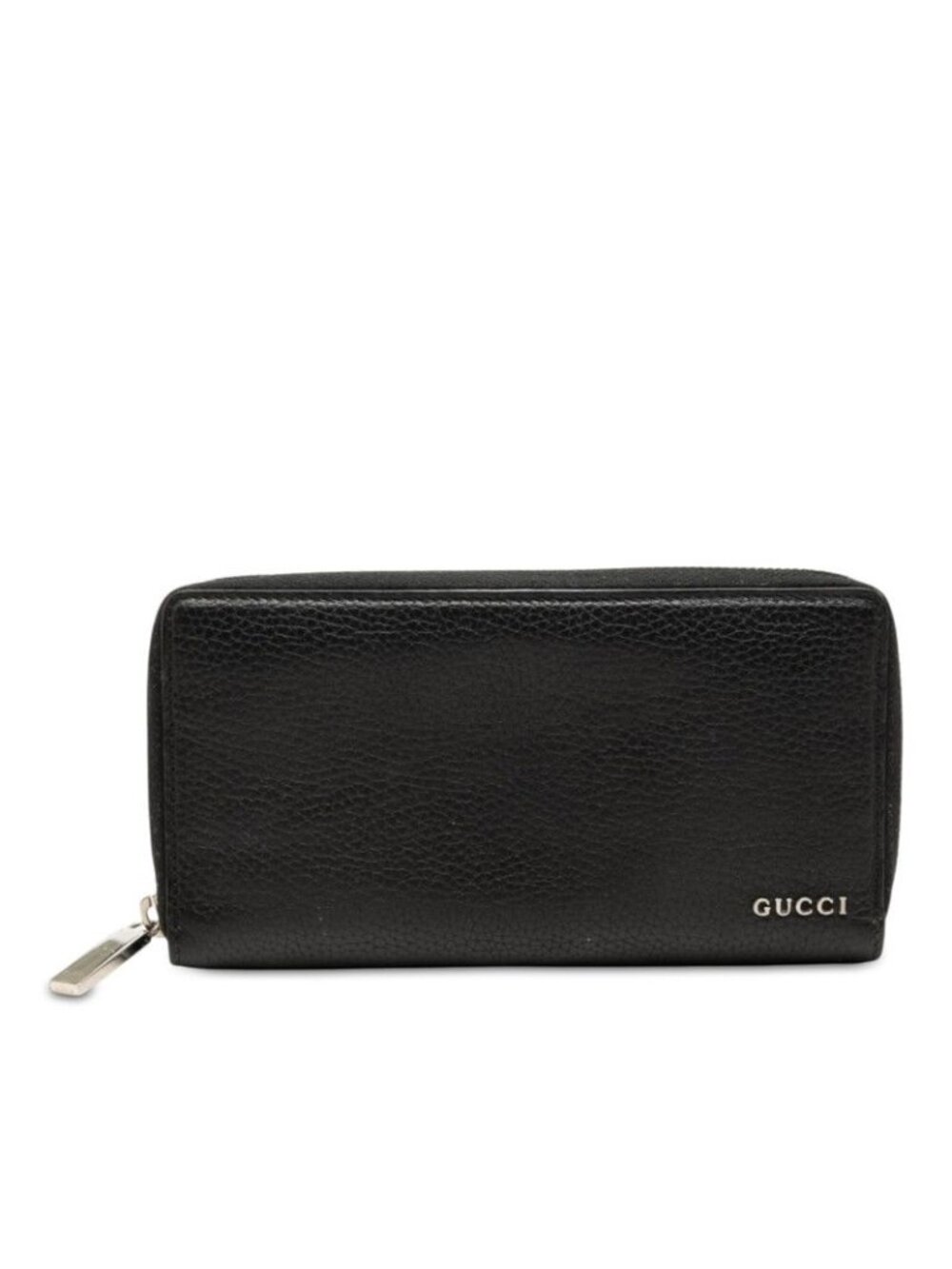 Gucci Zip Around Wallet Black Leather
